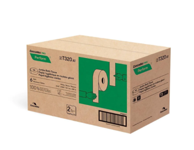T320 TANDEM PRO 2PLY WHITE JRT TISSUE 1250